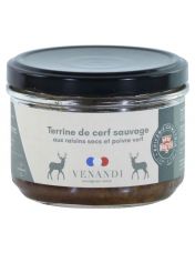 Terrine de Cerf aux Raisins Secs et au Poivre Vert  - Venandi