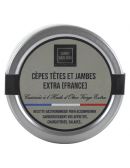 Cèpes tête et jambe en conserve