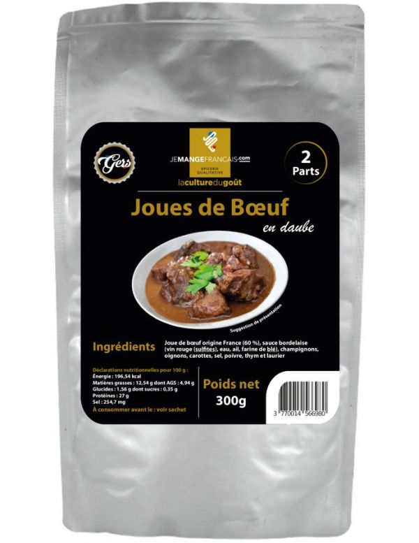 Joue de Bœuf en daube
