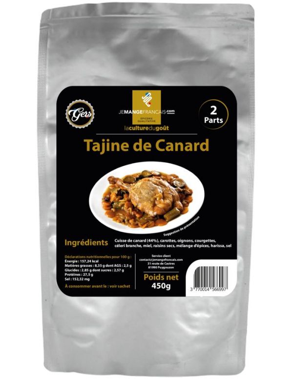 Tajine de Canard en sachet 450 g