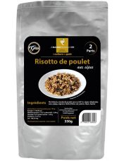 Risotto de poulet aux c?pes plat cuisin? pour 2 personnes