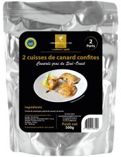 Confit de canard du Sud-Ouest - Sachet de 2 cuisses