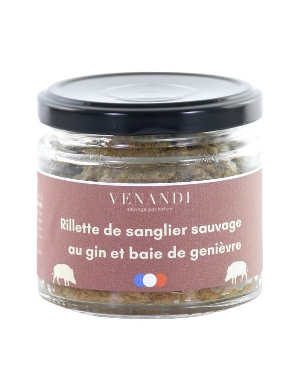 Rillettes de Sanglier au Gin et Baies de Genièvre - Venandi