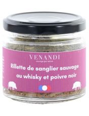 Rillettes de Sanglier au Whisky et Poivre Noir - Venandi