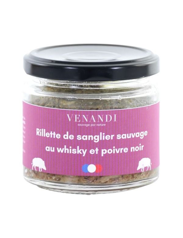 Rillettes de Sanglier au Whisky et Poivre Noir