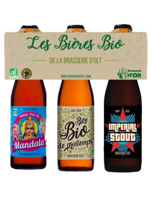 Tripack 3 bières Bio