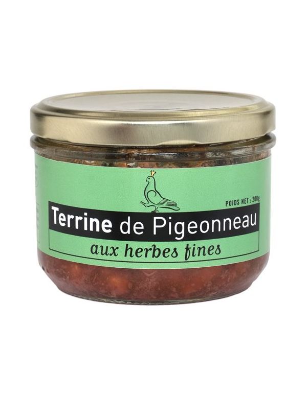 Terrine de Pigeonneau aux Herbes Fines