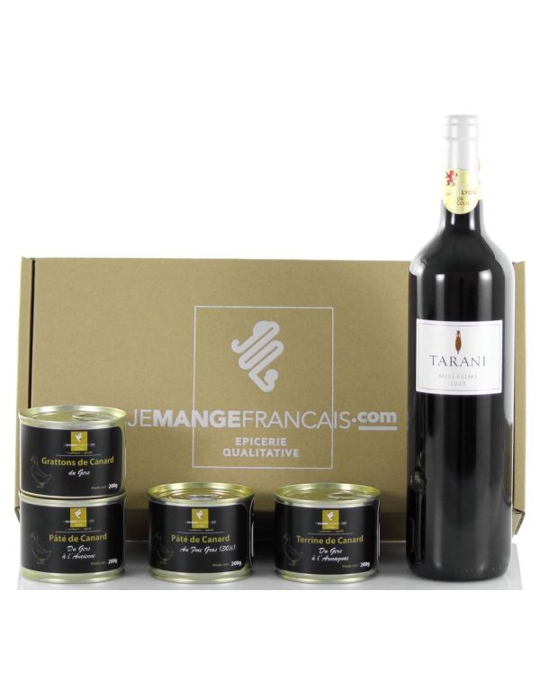 Coffret à Offrir Autour du Canard avec Vin du Sud-Ouest