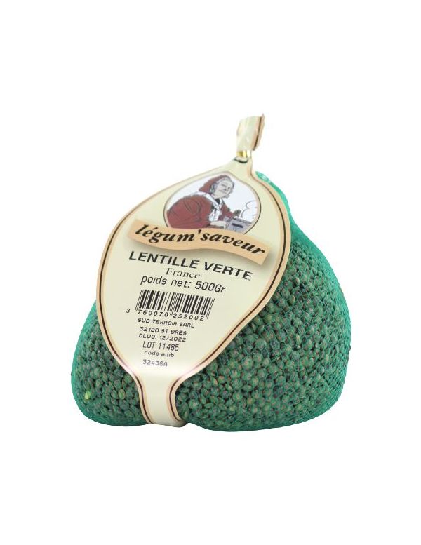 lentille verte en sachet 500 g