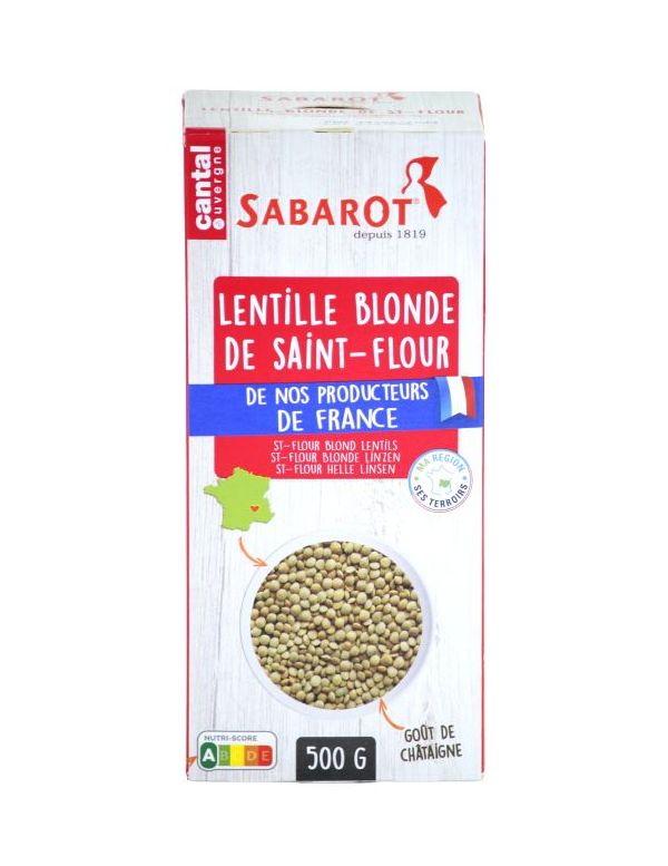 lentilles blondes en sachet 500 g