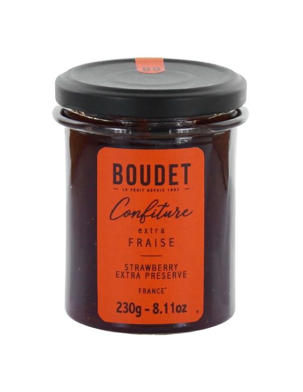 pot de confiture de fraise boudet