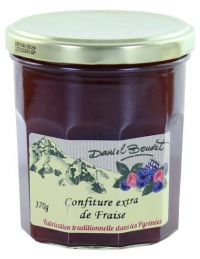Confiture de fraise Boudet en pot 370 g