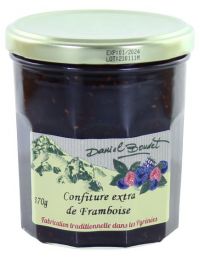Confiture de framboise en pot de 370 g