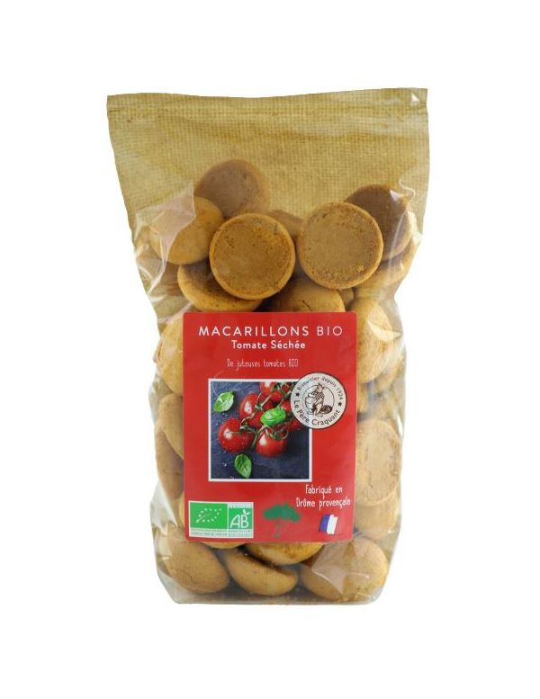 Macarillons BIO Tomate séchée et Basilic