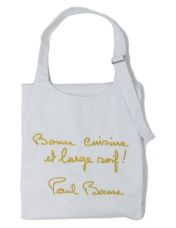 Tablier de Cuisine Brod? de couleur blanche -  Paul Bocuse