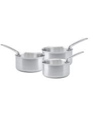 Lot 3 casseroles Alchimy De Buyer - Diam?tre 16, 20 et 24 cm