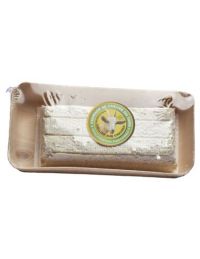 Fromage de chèvre frais en forme de brique