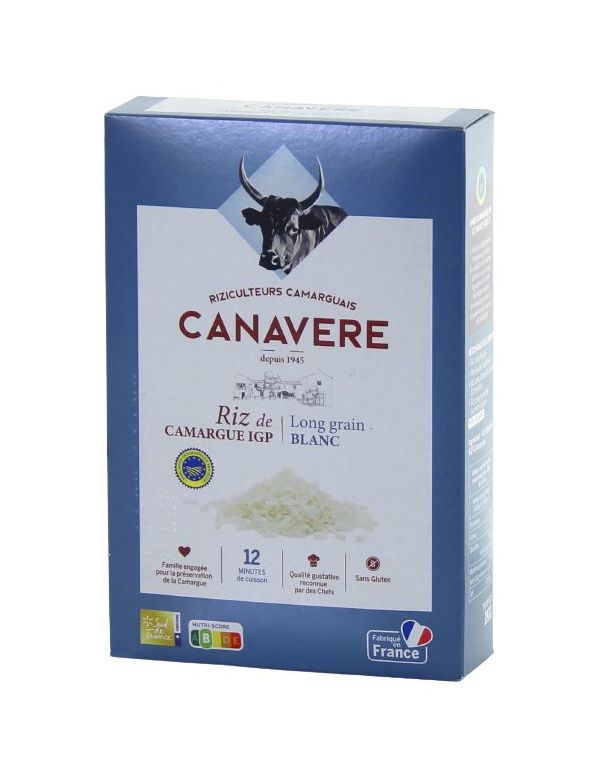 riz blanc en boîte de 1kg