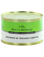 Saucisses de Toulouse Confites de Porc Noir Gascon - Mas de Monille