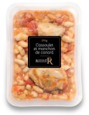 Cassoulet et Manchon de Canard direct traiteur - Maison Roustit