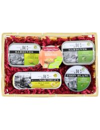 coffret de conserve de la mer