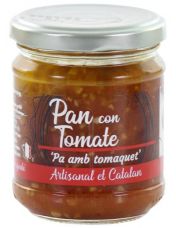 Pan con tomate en verrine pr?t ? l'emploi