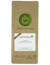 Café Grain mélange Africain "Parfait Espresso" Bio - Couleur Café