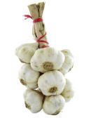 Petite tresse d'ail blanc