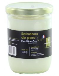 saindoux en conserve de 600 g