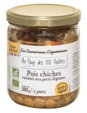 Conserve pois chiches aux l?gumes bio - 2 parts