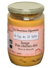 Soupe pois chiches Bio - Au Pays des 100 Vall?es