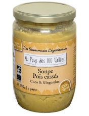Soupe pois cass?s Bio -  Au Pays des 100 Vall?es