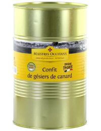 Gésiers de canard confit en conserve