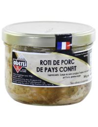 Rôti de porc confit en conserve