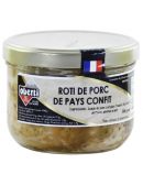 Rôti de porc confit en conserve