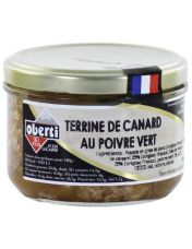 Terrine de canard au poivre vert en verrine - Salaisons Oberti et Fils