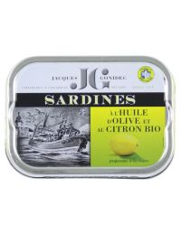 Sardines olive citron bio