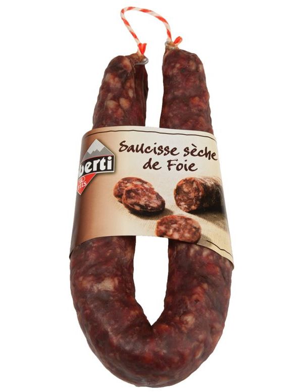Saucisse sèche de foie