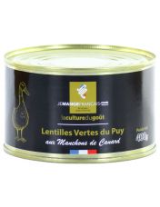 Lentilles Vertes du Puy aux manchons de canard