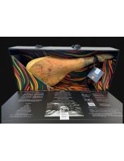 Jambon noir de Bigorre AOP entier dans son ?l?gant coffret noir