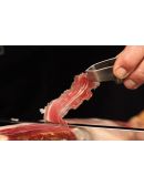 porc noir de bigorre en fine tranche