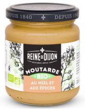 Moutarde BIO au Miel et aux ?pices - Reine de Dijon