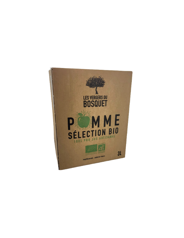 bib de jus de pomme bio 3 litres