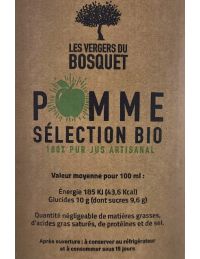 bib jus de pomme bio les vergers du bosquet