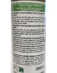 shaker à l'olivier basilic poivrons ingredients et valeurs nutritionnelles