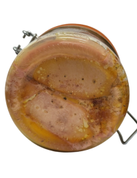 foie gras en conserve vu de dessous