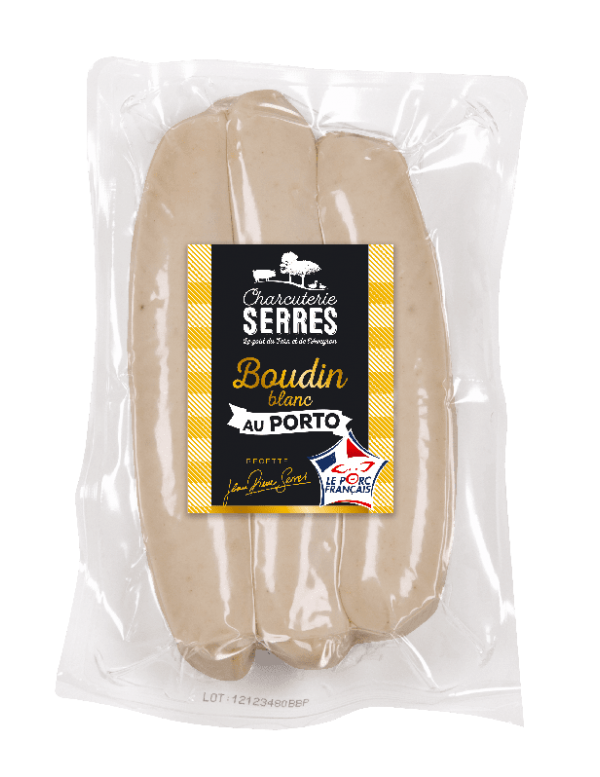 boudin blanc au porto sous vide