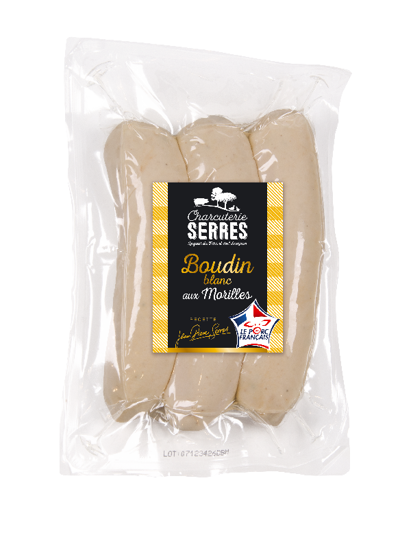 boudin blanc aux morilles sous vide