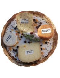 plateau de fromage assortiment 4 fromage vache brebis chèvre production artisanale française jemangefrancais.com