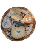 plateau de fromage assortiment 4 fromage vache brebis chèvre production artisanale française jemangefrancais.com